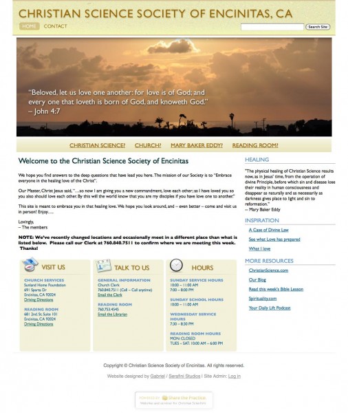 Christian Science Society of Encinitas in Encinitas CA