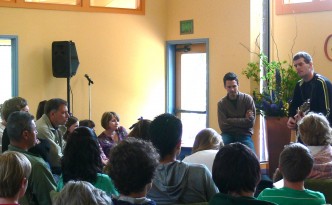 Tom and Alex presenting at First Church of Christ, Scientist, Orinda CA