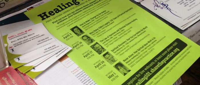 Healing 101 flyer